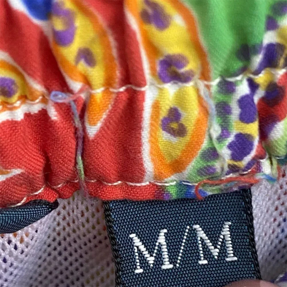 Vintage Polo Ralph Lauren Men's Multicolor Swim Shorts Size M Beach Pool
